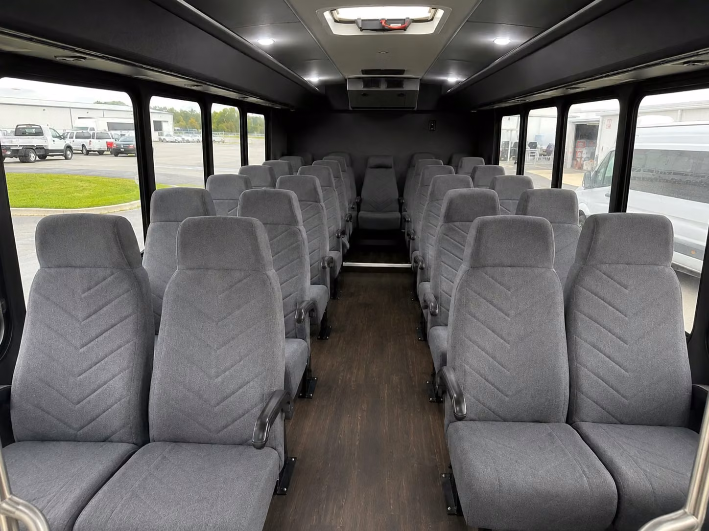 15 passenger minibus inside