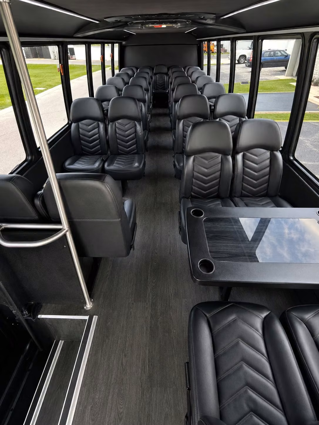18 passenger minibus inside