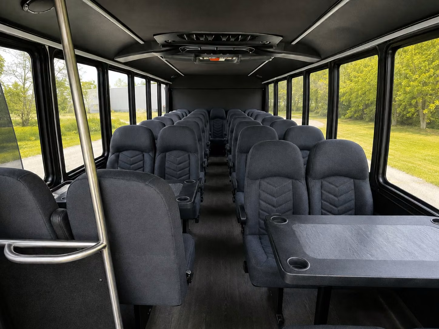 18 passenger minibus interior