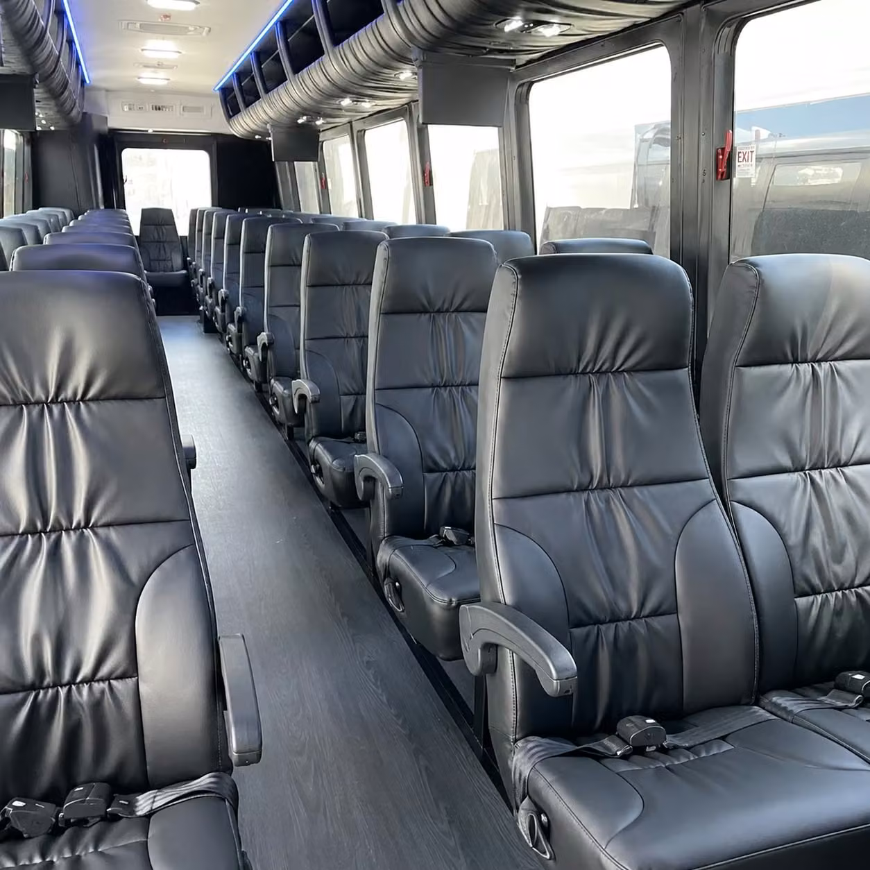 28 passenger minibus interior