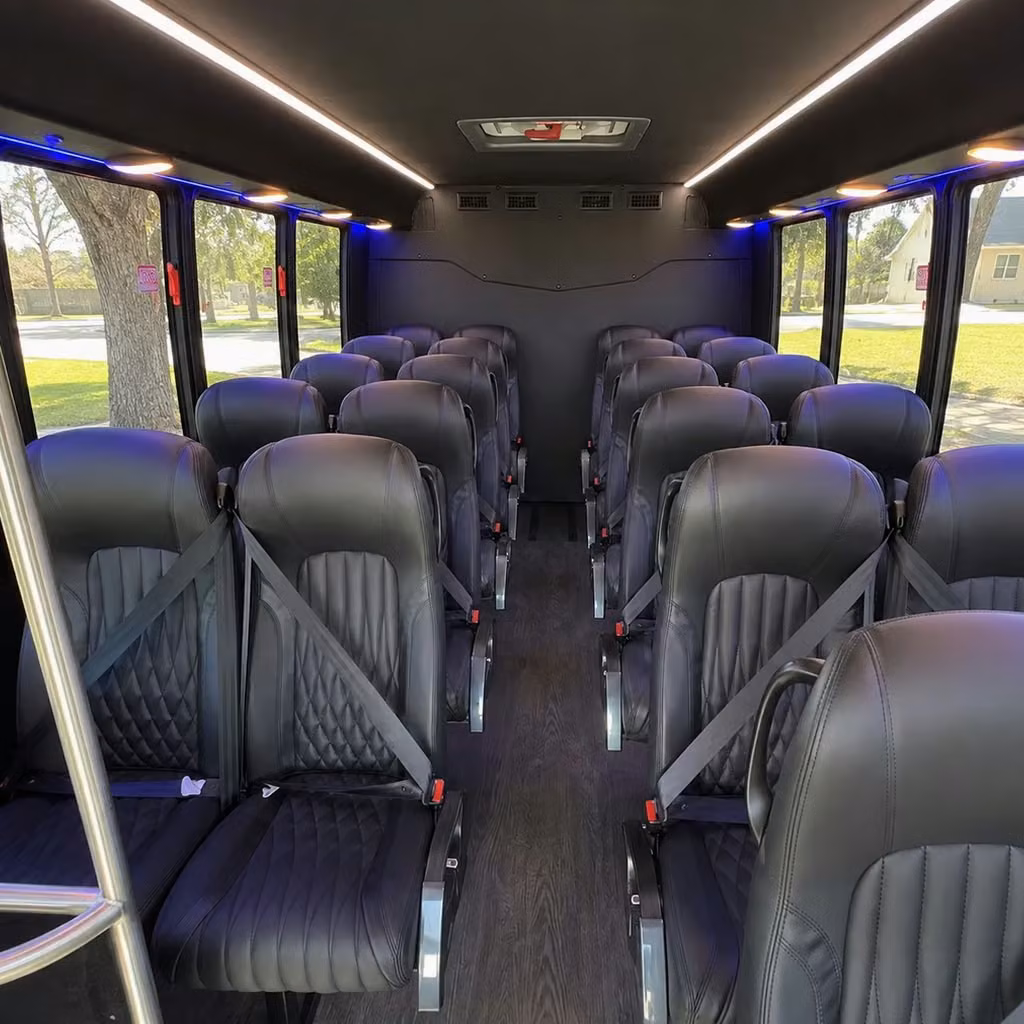 30 passenger minibus inside