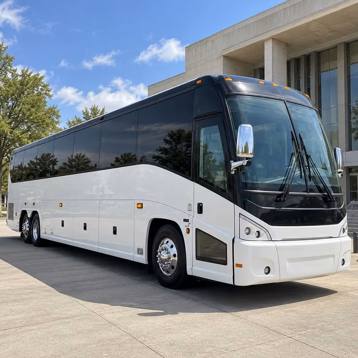 56 passenger charter bus
