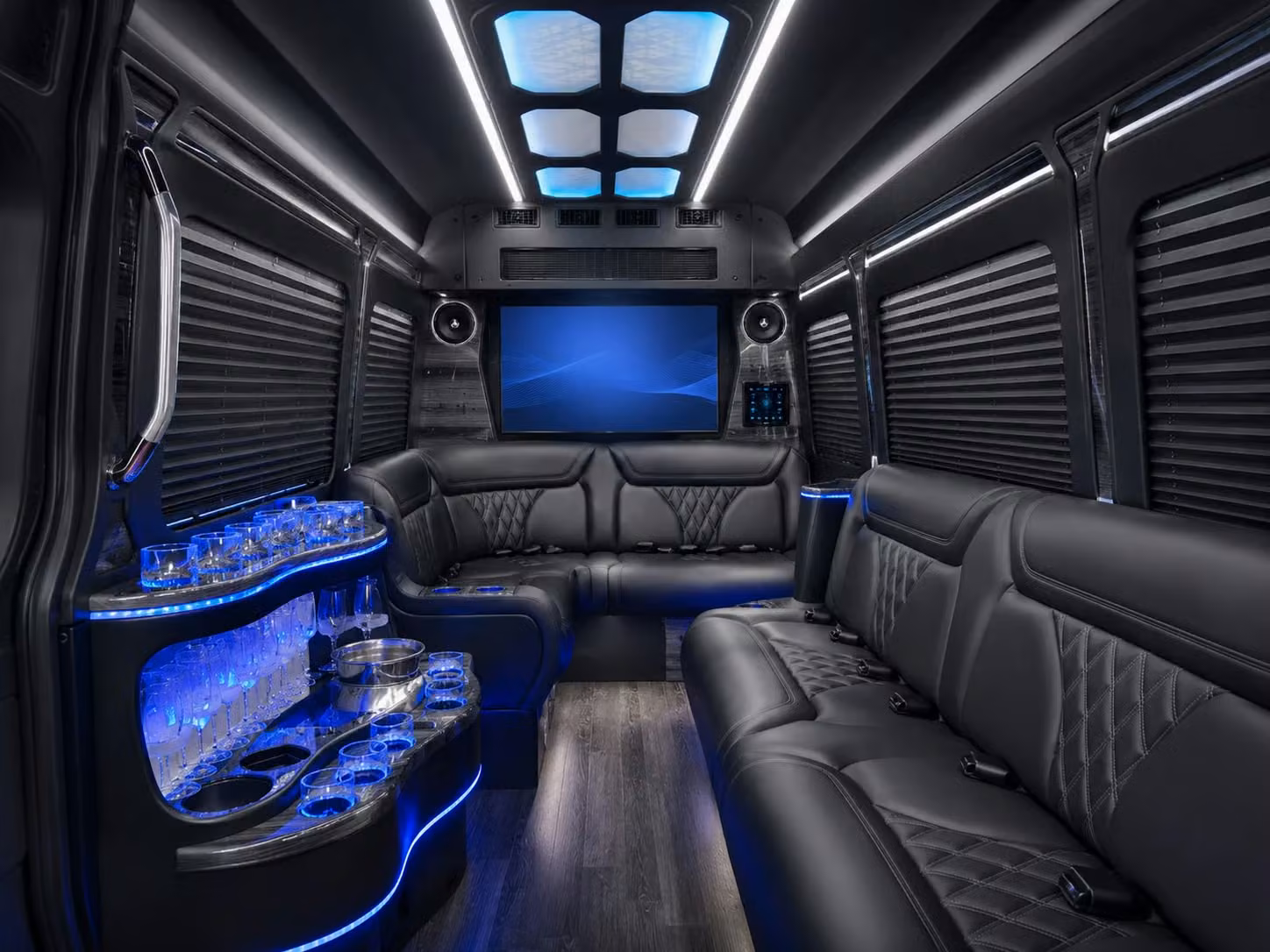 corporate event bus rentals for long beach team building dinners and conferences