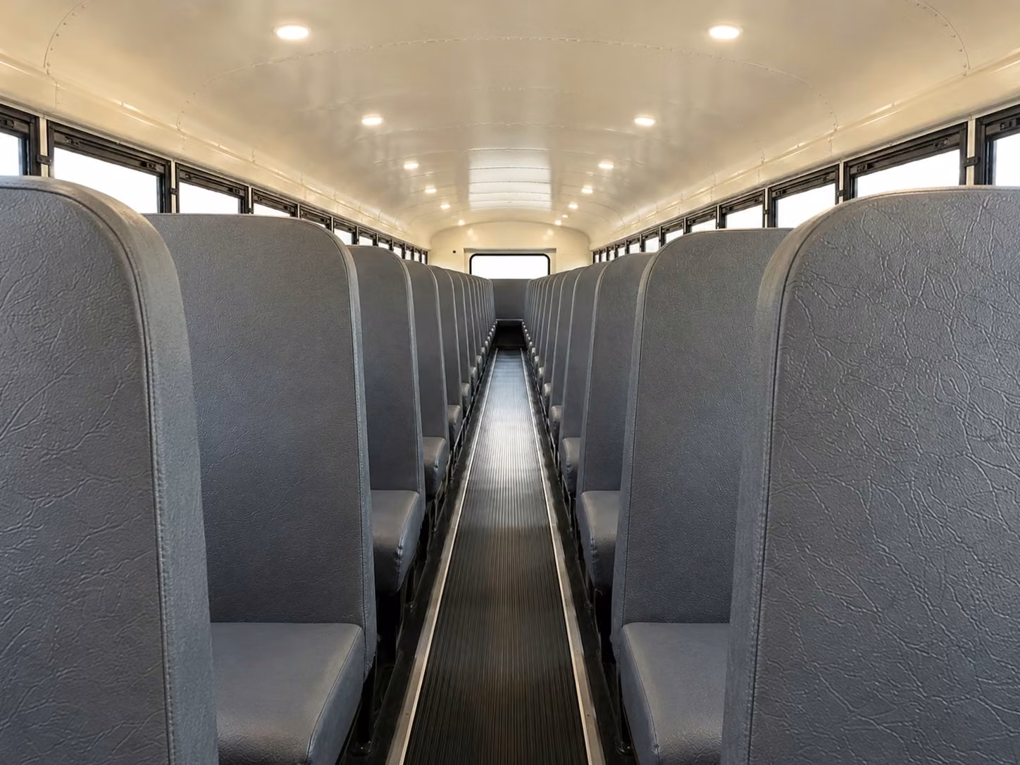 school bus inside