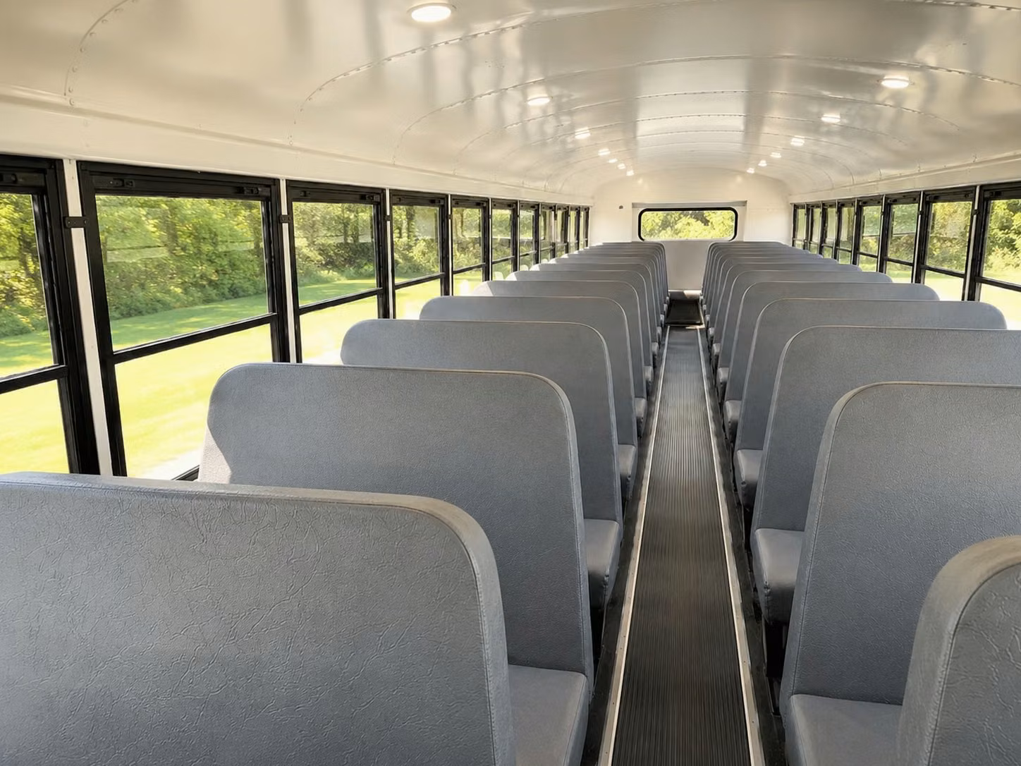 school bus interior